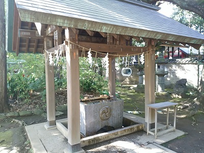 氷川神社の手水舎